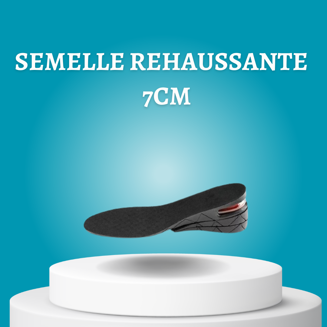 Semelles Rehaussantes Homme/Femme - Gain De Hauteur 3/5/7 Cm - Confort Optimal